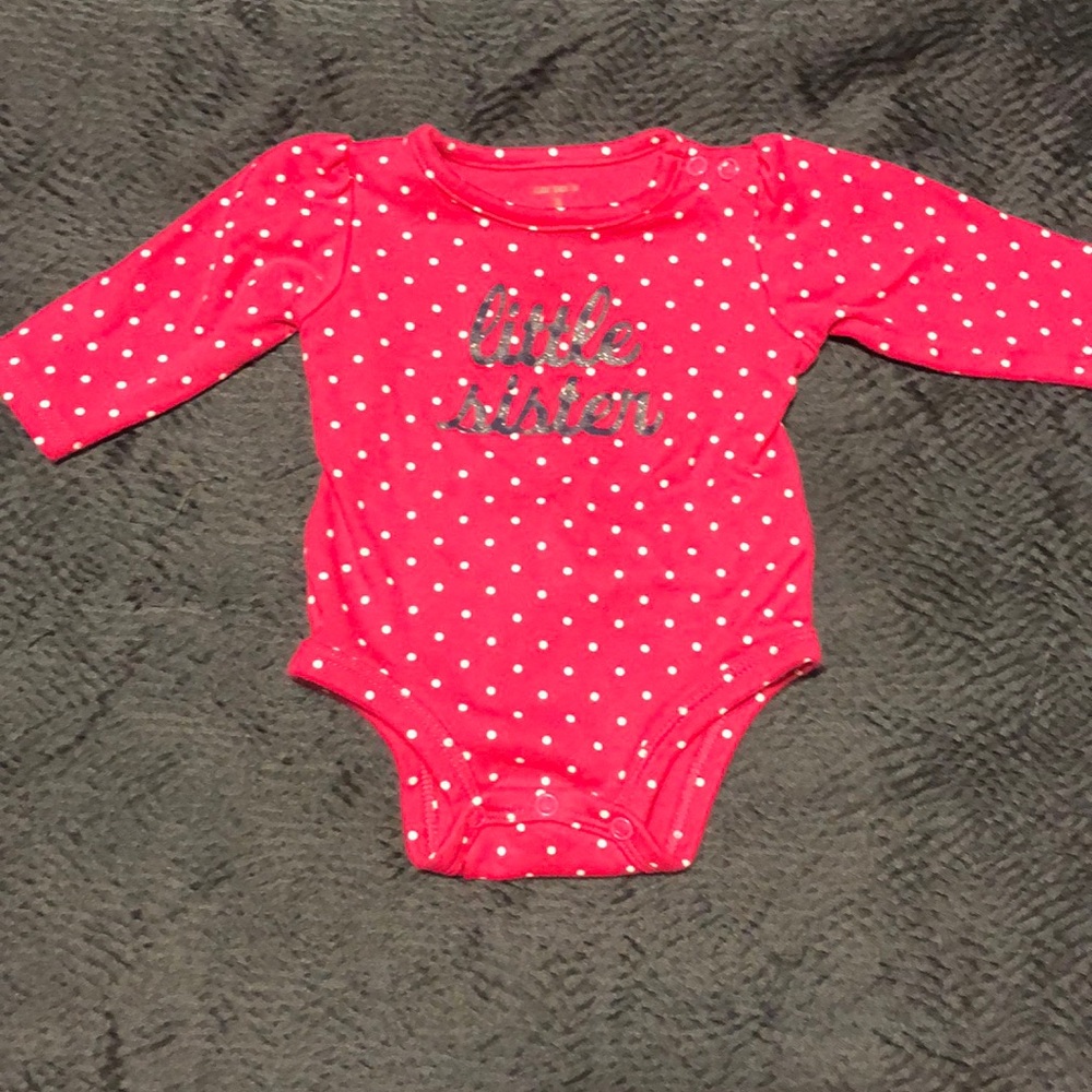 Pink Little Sister bodysuit